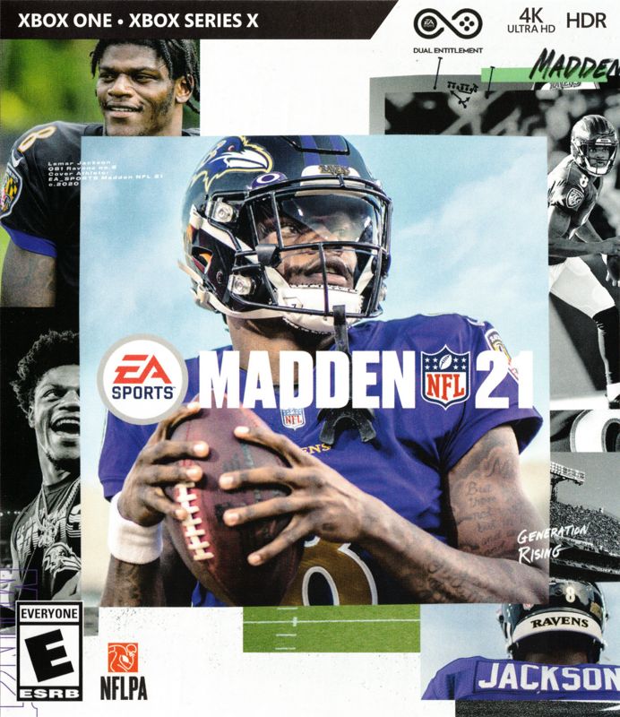 Madden NFL 21 box art for Xbox One